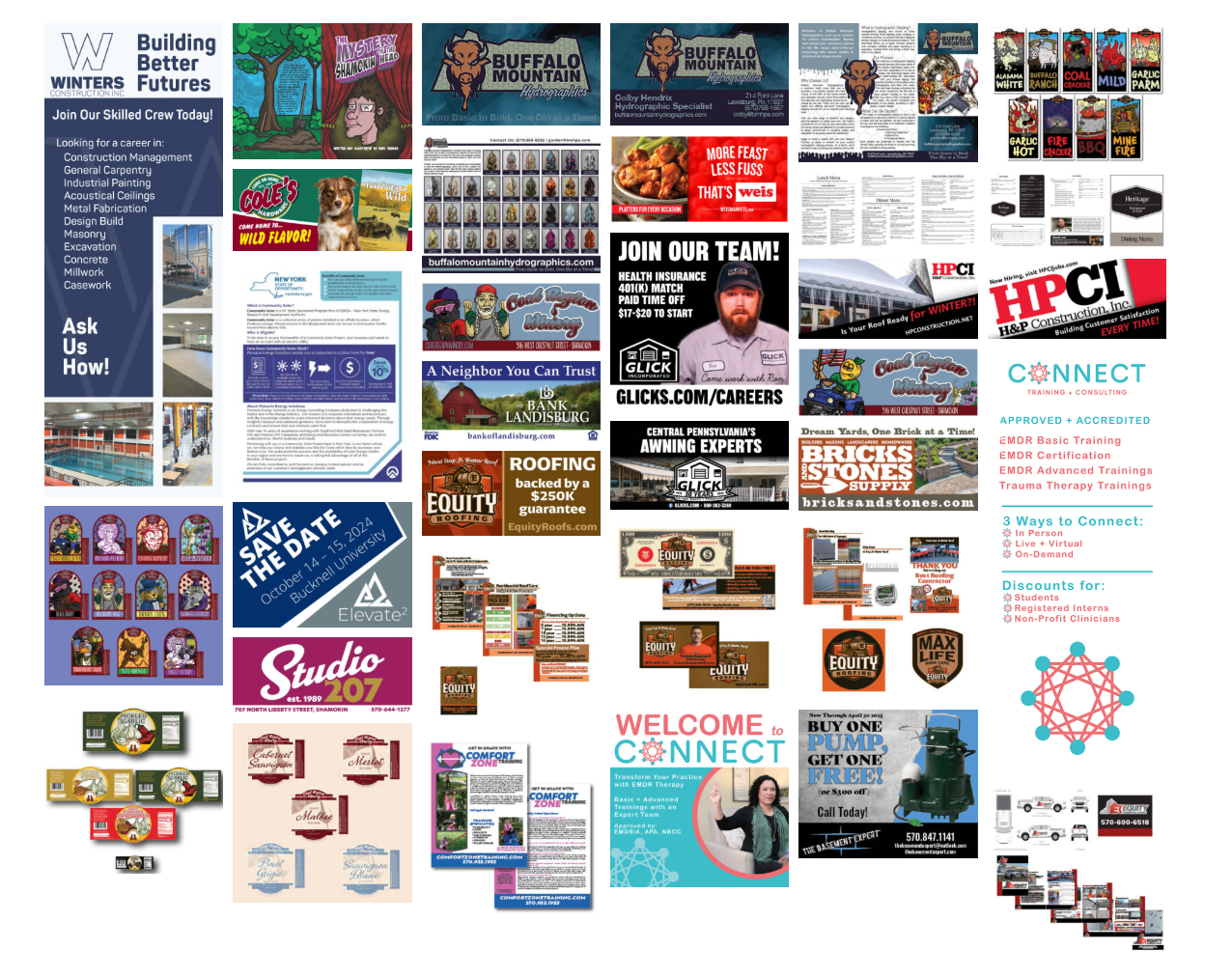 graphic design shamokin PA